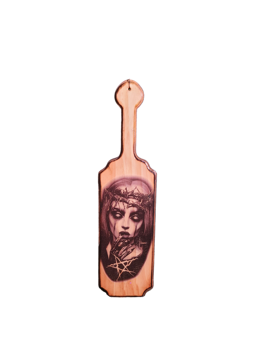 bad habit wood and resin paddle