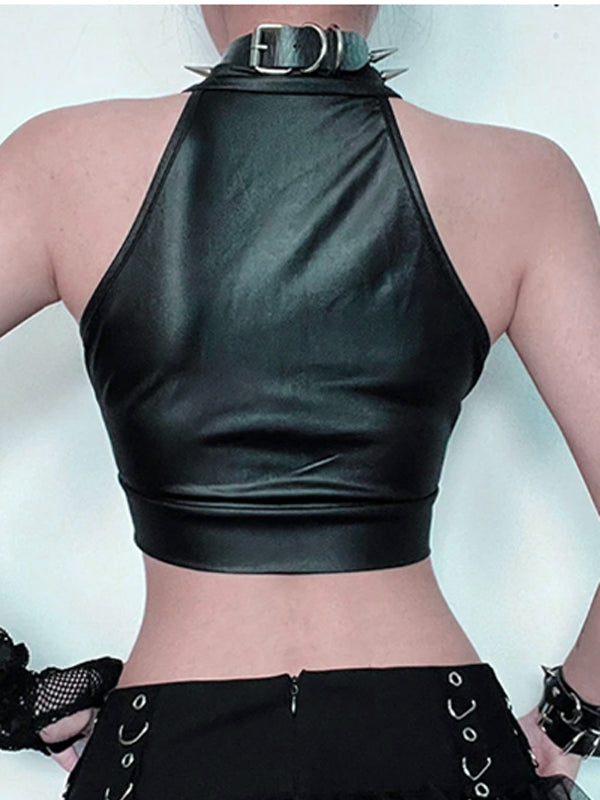 Dark Desires Biker Crop